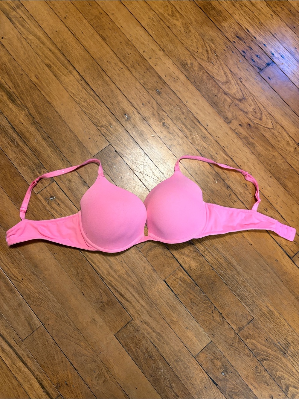 Pink T-Shirt Bra with Liggt Push Up Padding - Women Intimates